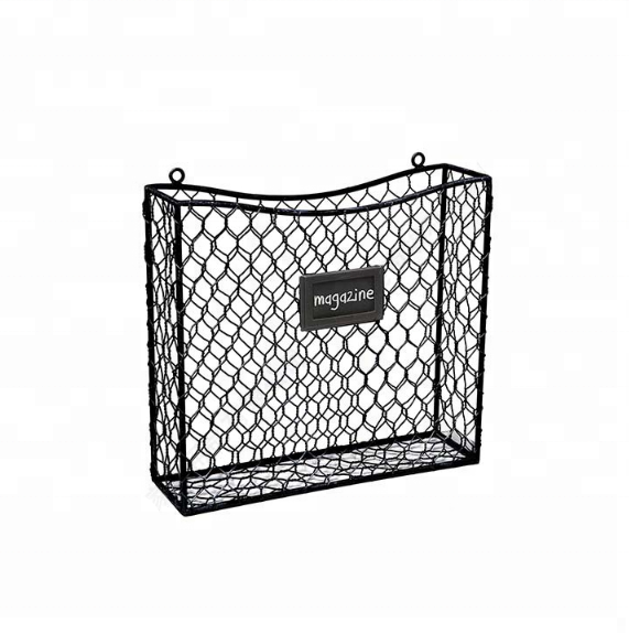 Sturdy Steel Periodical Home & Office Organization Chic Storage for Magazines,Newspapers, Artwork Seville Magazine Rack