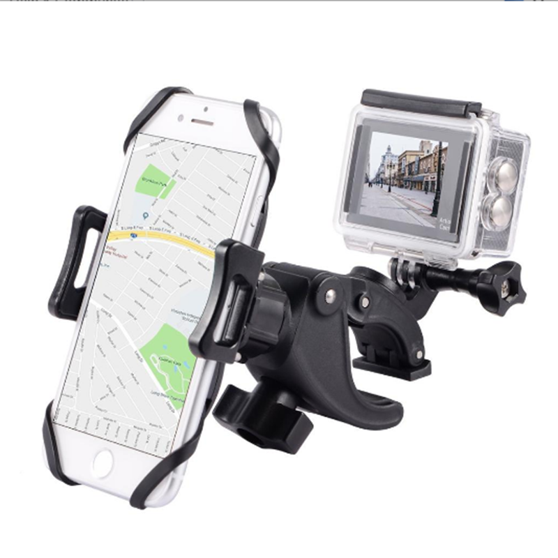 2020 OBSHI Universal Motorcycle Bike Bicycle Handlebar Mount Holder Mobile Cell Phone Bike Holder For camera With Silicone