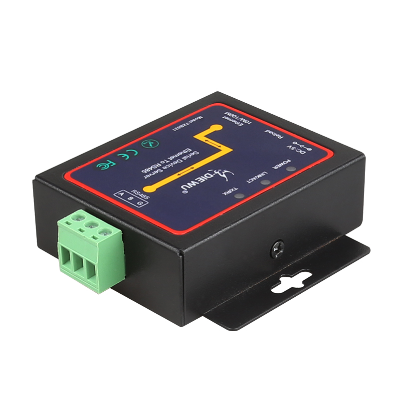 Высококачественный Din-рейка Diewu, преобразователь RJ45 в RS485, сервер RS485