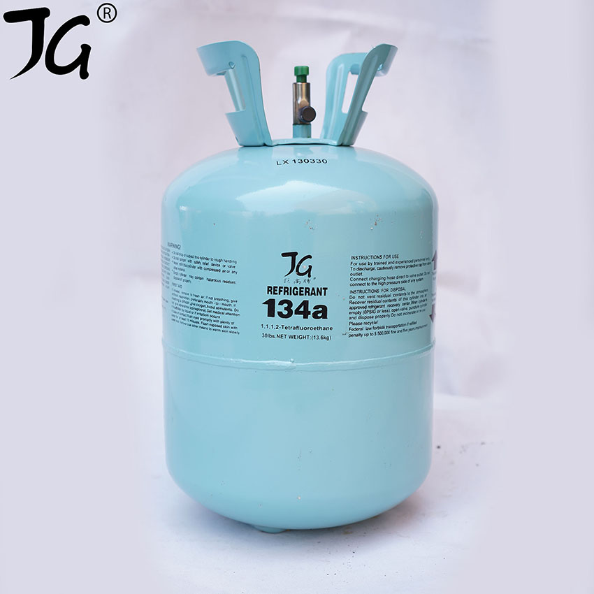 Новый тип хладагента r134a 13,6 кг/30 фунтов, одноразовый цилиндр, высокочистый хладагент r134