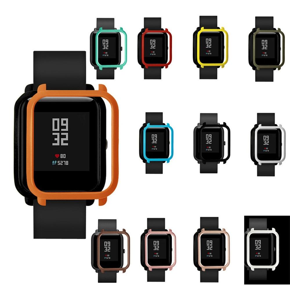 Защитный чехол для смарт-часов Amazfit Bip, цветной Твердый чехол из поликарбоната для Xiaomi Amazfit Bip Youth Version Smart Band