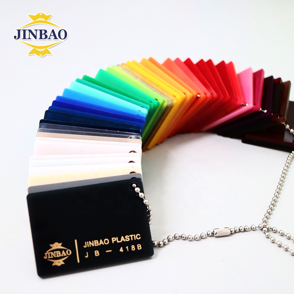 JINBAO Лидер продаж pmma простыни 1220*2440 мм 3 4 термостойкие черный plexi стекло для акрил вывеска