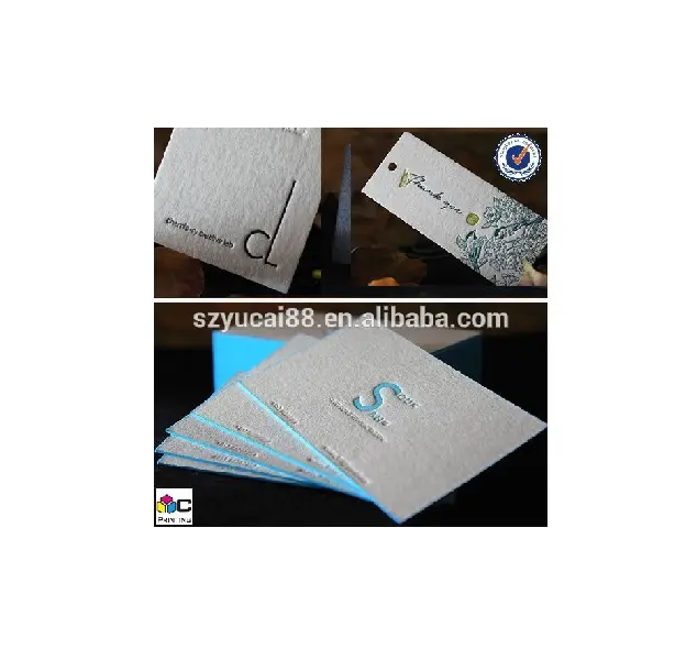 Wholesale letter press printing paper luxury business card per your artwork