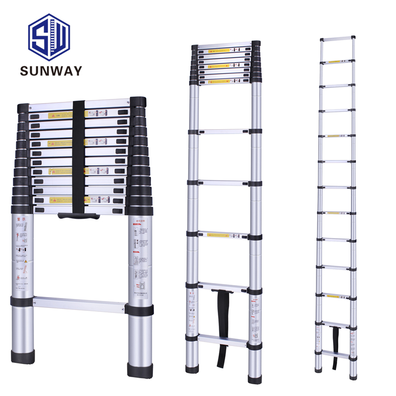 Safety Extend Telescopic Folding Aluminum Ladder