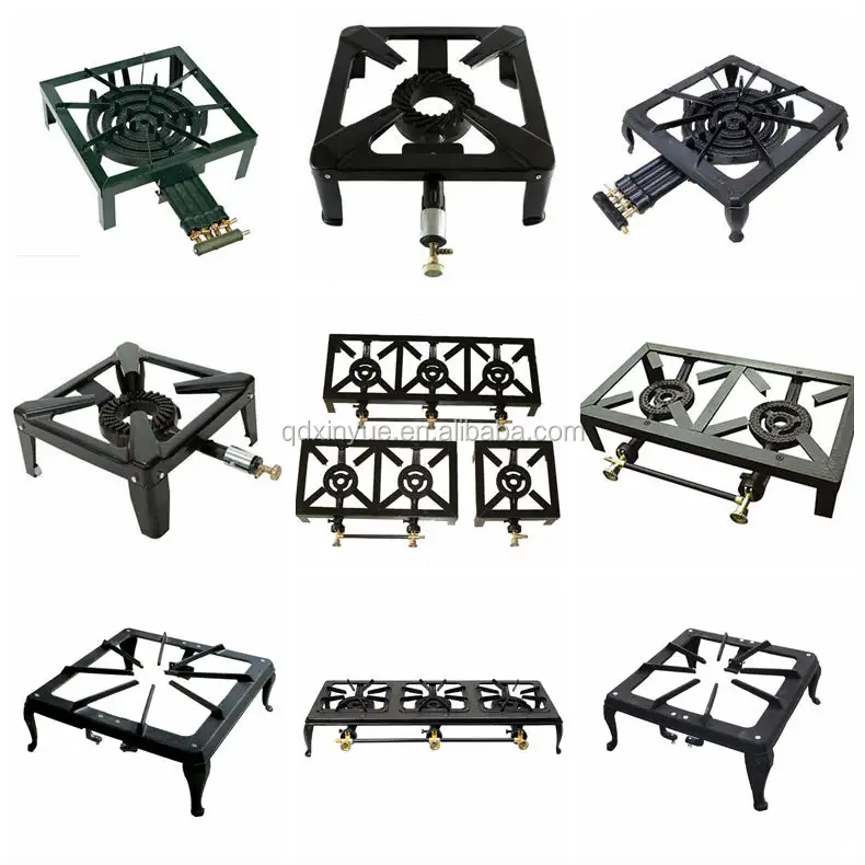 Burner Gas Stove Cast Iron Camping Stoves Burner Propane Gas Stove Cooker