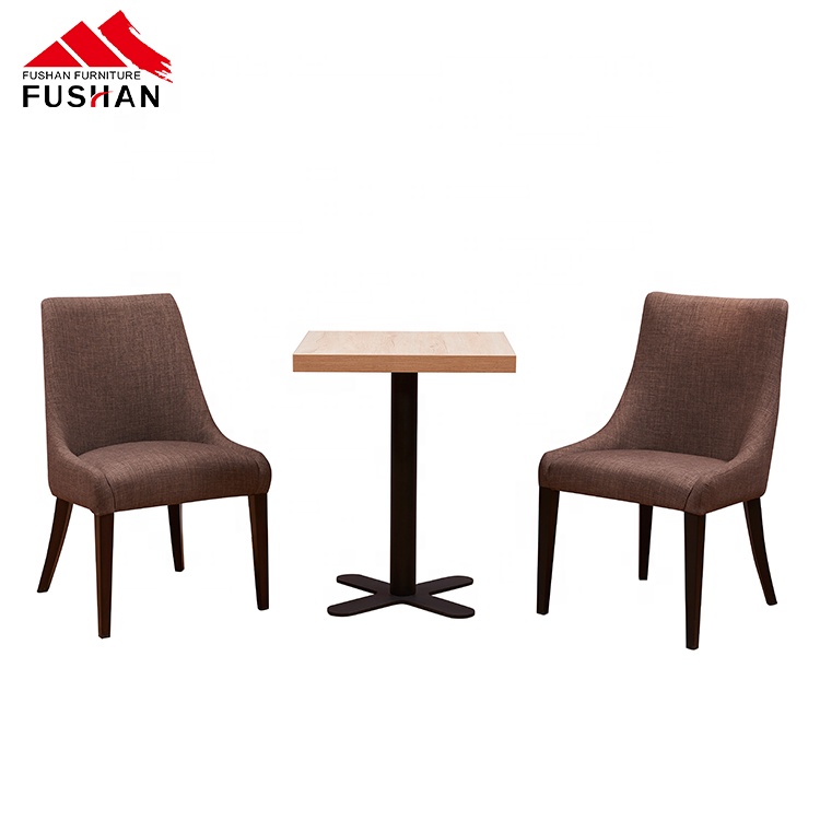 High quality wood round table cafe restaurant dining set design modern banquet table