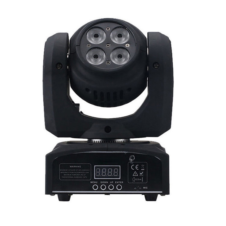 RGBW 4 in 1 DMX Bi-sides Move Head Light 80W Auto Sound Master Slave LED Stage Party Lights