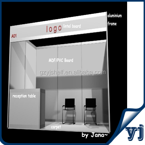 GZYJ-EB001 Tradeshow алюминиевая стойка/Китайская модульная выставочная стойка 3x 3/стандартная 3*3 выставочная стенд