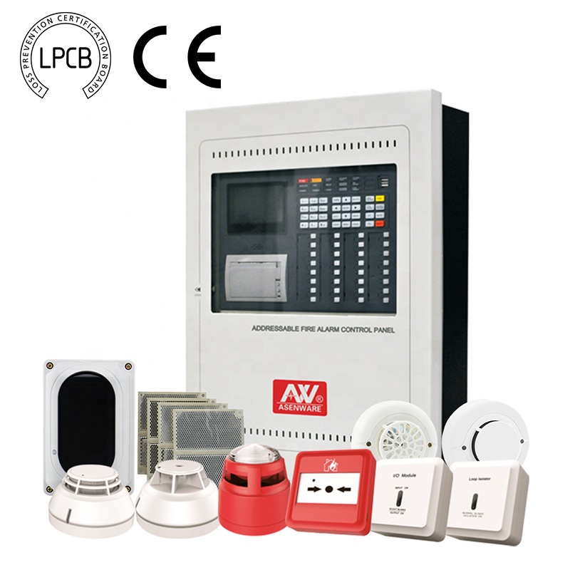 Asenware LPCB одобренная Адресуемая Система пожарной сигнализации с 324 точками