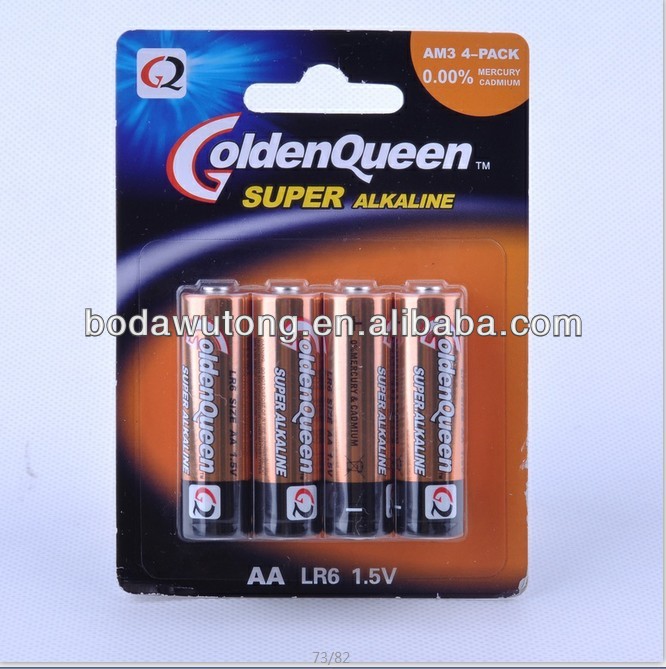 AA Щелочные LR6 1,5 V сухой аккумулятор