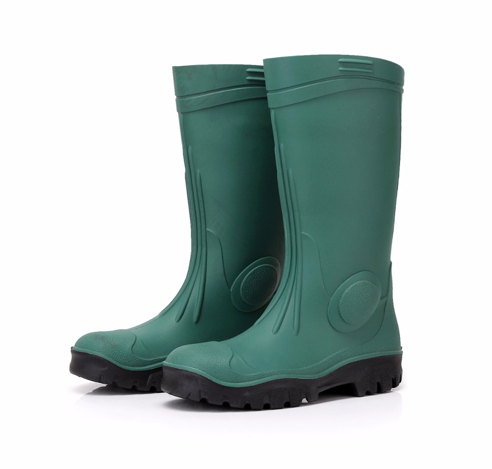 Heavy Duty Industrial Rubber Boots, Construction Site Gumboots, PVC Footwear