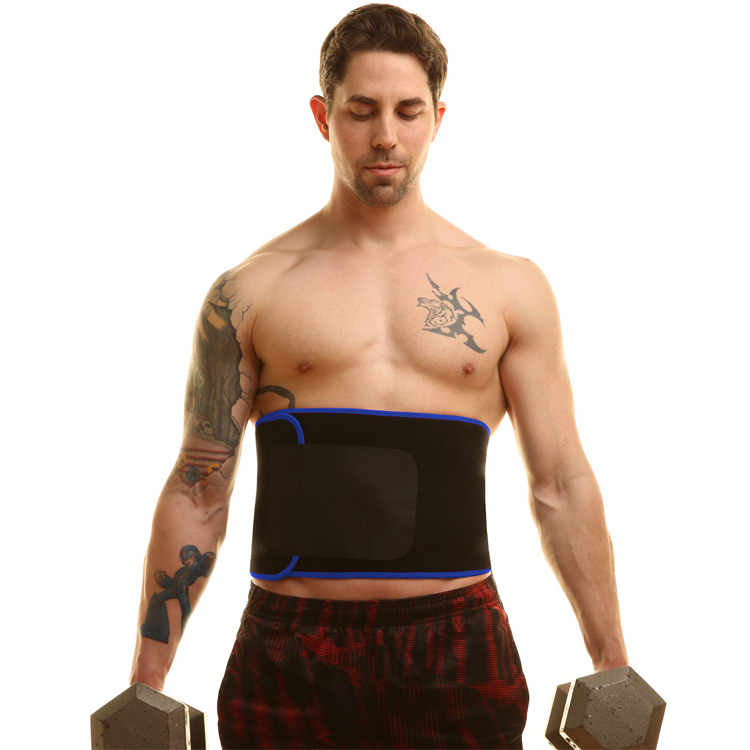 Durable Neoprene Slimming Waist Belts Body Shaper  Adjustable Neoprene Custom Weight Lifting Belts/6''Weight Lifting Belt/