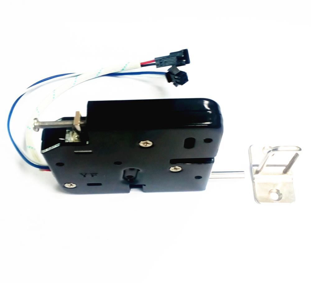 Electric cabinet barcode magnetic keyless lock for vending machine