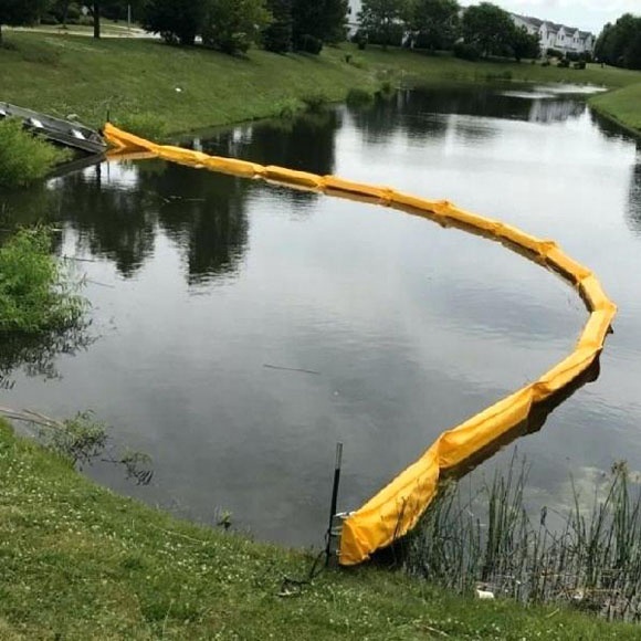 Барьер забора воды бума воды pvc для наводнения и водорослей
