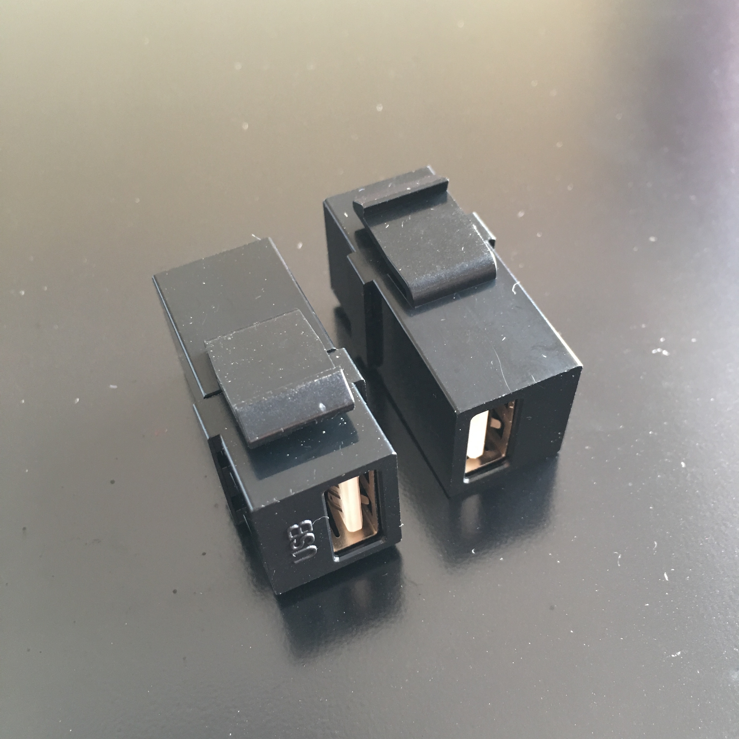 USB 2,0 Keystone Jack Insert USB2.0 A мама-мама Панель Крепление вставка адаптер для настенной розетки Лицевая панель
