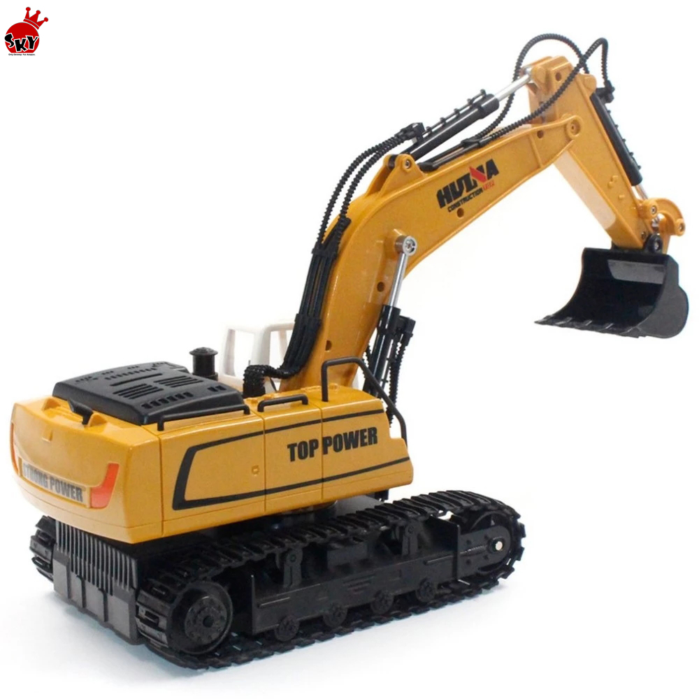 Лидер продаж на Amazon, игрушка HUINA, игрушки 1331, 1/16, 9 каналов, Радиоуправляемый экскаватор, грузовик, инженерная строительная машина