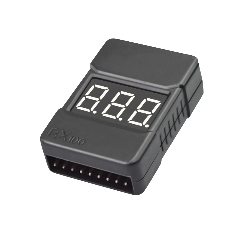 Сигнализация низкого напряжения HotRc BX100 2-8S и проверка сотового сигнала