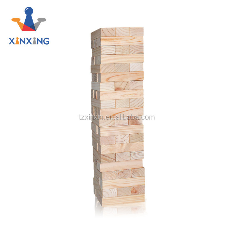 Гигантские блоки Towering Timbers, башня, игры для укладки, сертифицированная FSC древесина