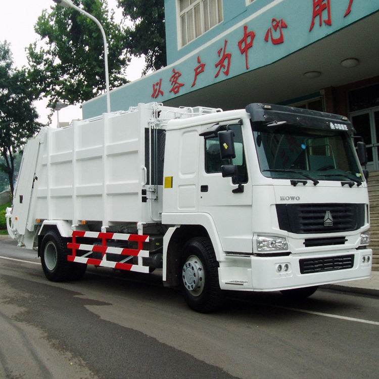Китай тяжелый автомобиль HOWO 4x2 14cbm мусоровоз для продажи в Дубае