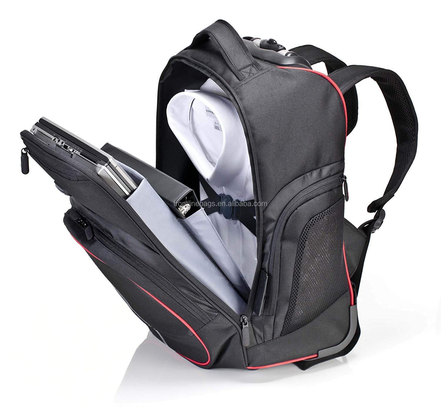 Factory high quality backpack with roller backpack wheeled for laptop