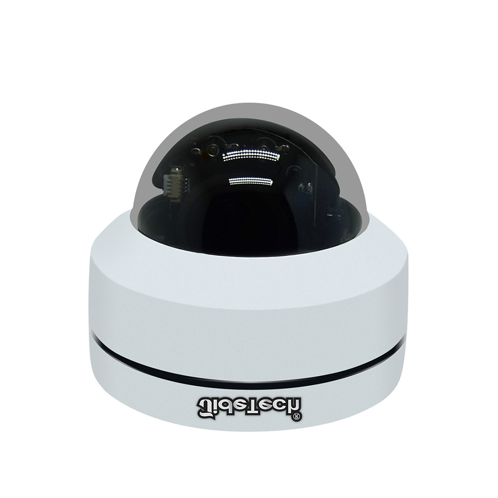 JideTech Mini 5MP POE 4X Zoom PTZ камера видеонаблюдения Водонепроницаемая IP66 купольная IP-камера безопасности