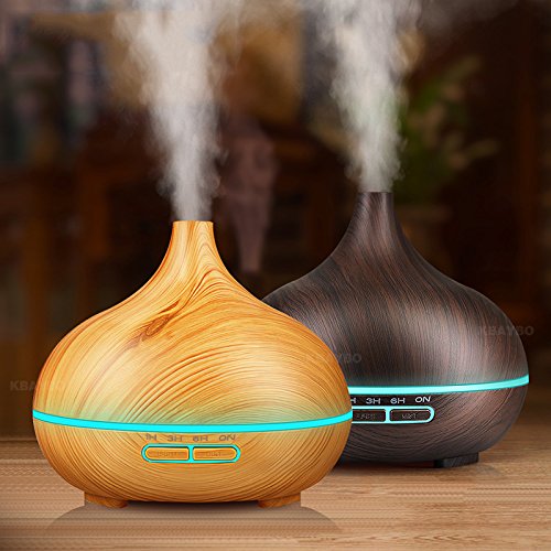 Wood grain essential oil aroma diffuser room aromatherapy cool Mist Humidifier