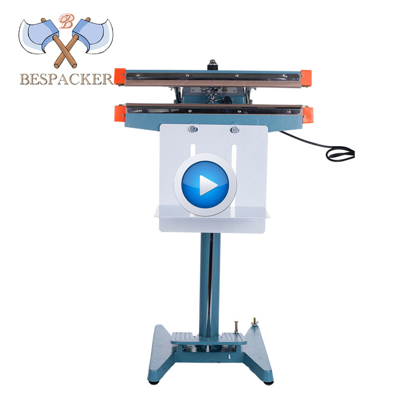 Bespacker PFS-350 двойные уплотнения Тип Алюминий средства ухода за кожей ног Закаточная Машина для пластиковых пакетов