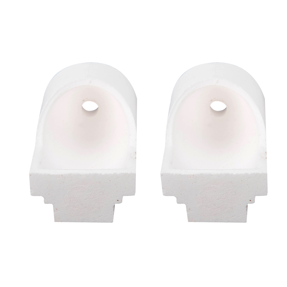 Dental Lab Quartz Crucible Casting Hooded Ceramic Crucibles