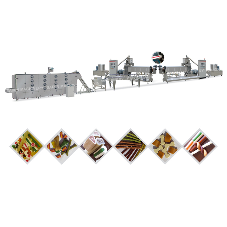 2019 new Pet Chews bone Extruder Machinery dog Sanck Food making Machine equipment Cat Snacks Production Line