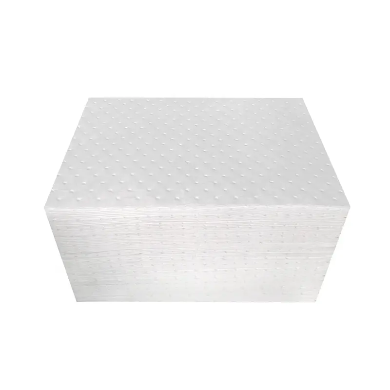 oil mats with dimple 100%PP dimpled polypropylene oil absorbent sheets