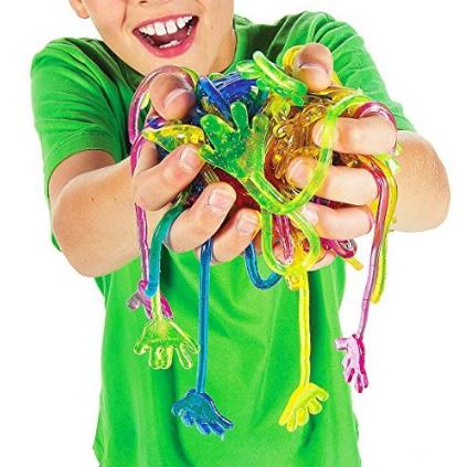 CY247 Yiwu Wholesale Market Innovative Gift Custom Sticky Hands Toys Colorful Sticky Hand Toy