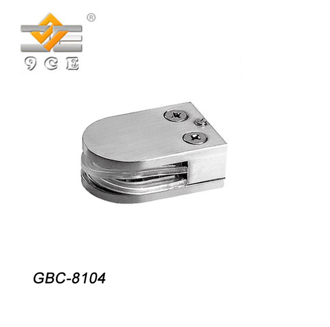 Stainless Steel Balcony Glass Holder Glass Railing Standoff SUS304 Bathroom Glass Clamp Clips