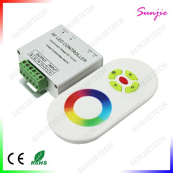 Беспроводной светодиодный контроллер Rainbow Touch RGB, 12 В, 2,4 ГГц