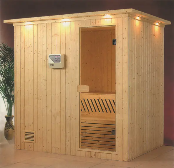 sauna and steam combine room