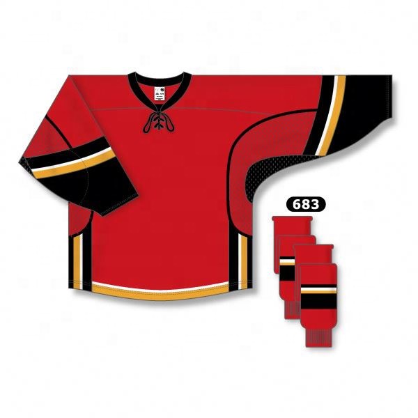Best Quality China Manufacturer European Design Custom Team Ice Hockey Jersey Wear
