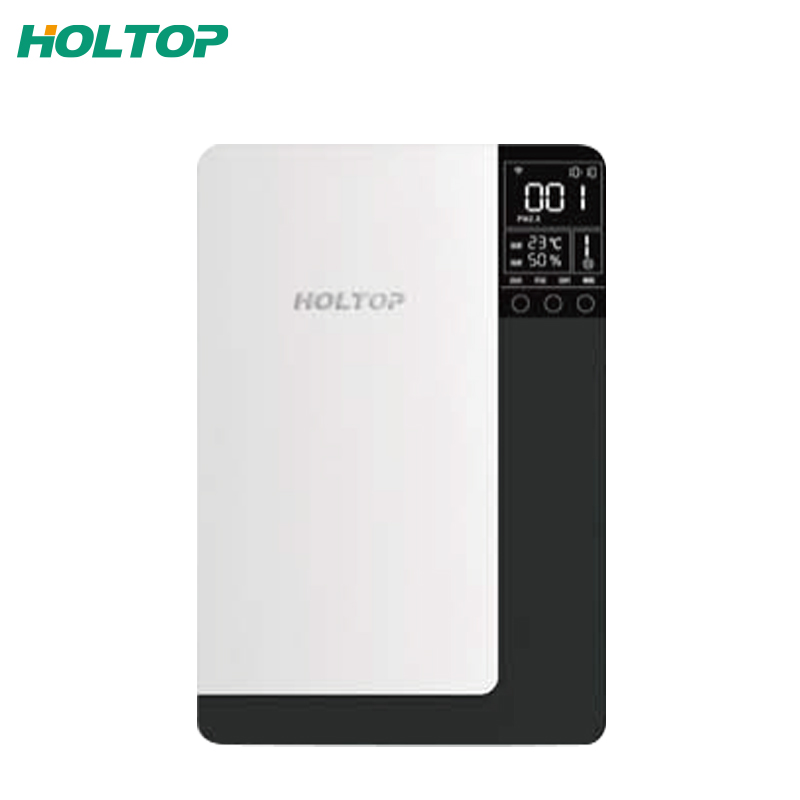 China Suppliers Residential Ductless 150 cmh airflow wall mounted heat energy recovery ventilator