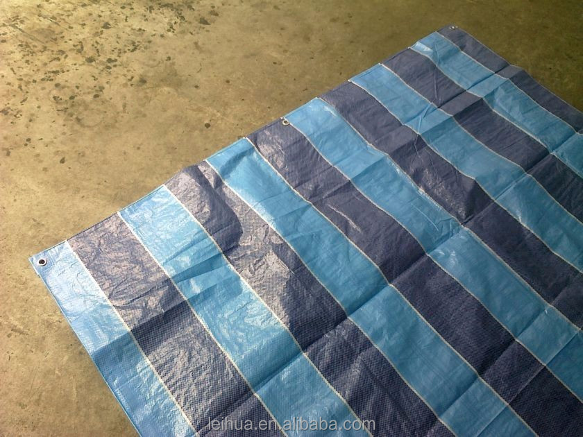 Orange color resistant geotextile membrane and PE mesh fabric