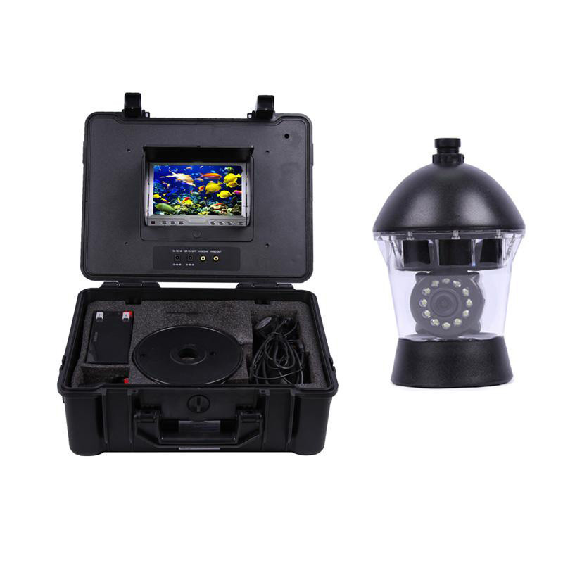20 м кабель 7 "LCD Подводная охота камеры 360 градусов вращения эхолот с 12 шт. LED