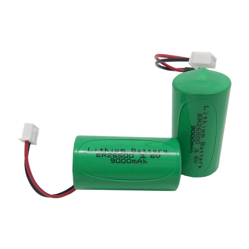 ER26500 3,6 V 9000mAh lisocl2 литиевая батарея с разъемом