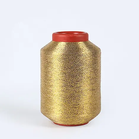 metallic thread yarn metal yarn gold embroidery metallic yarn for weaving