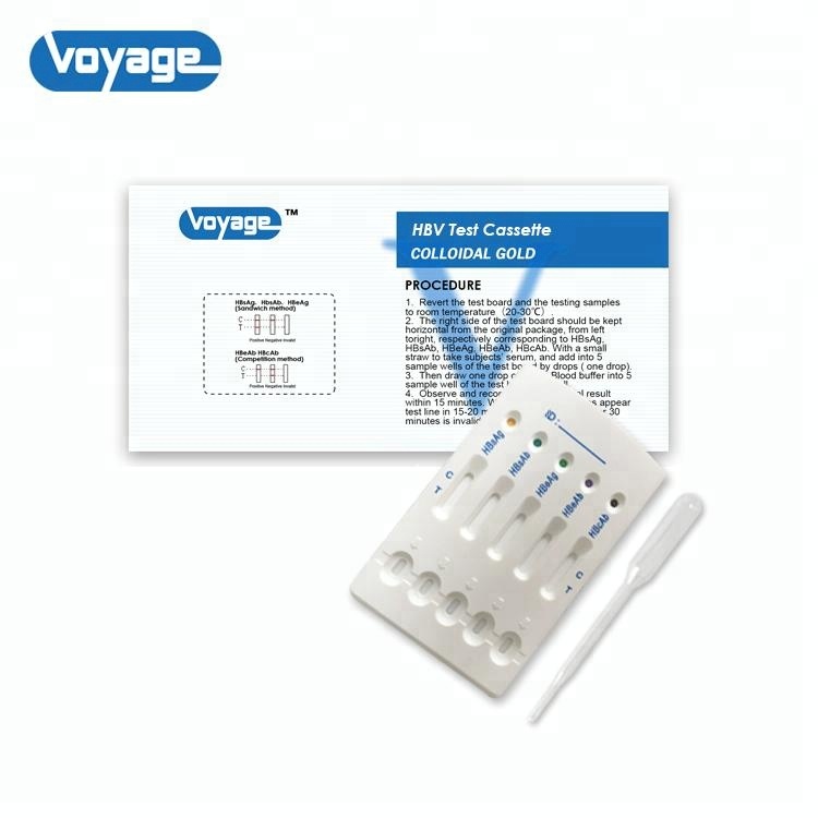Hbv Cassett Multi 5-1 HBV быстрый диагностический тест комплект