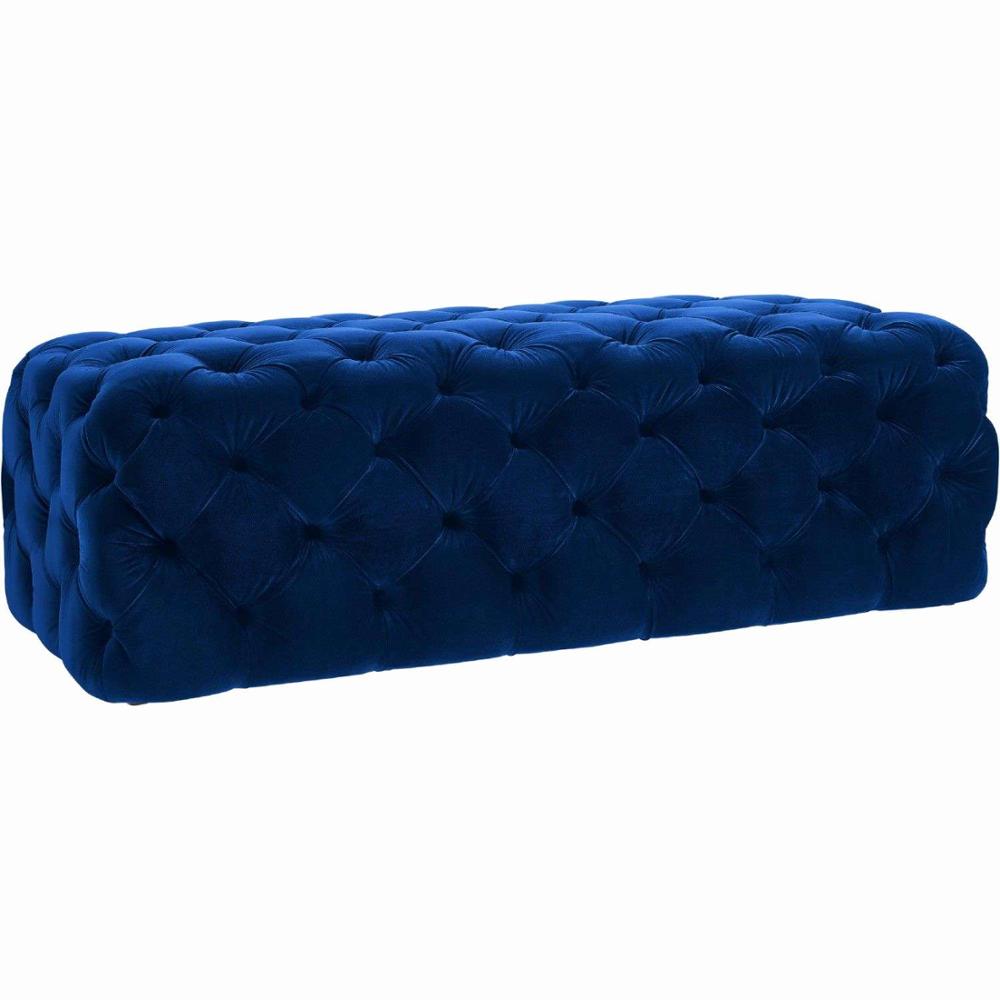 Chesterfield бархатная ткань кофе оттоманка скамейка стул с стеганным сиденьем