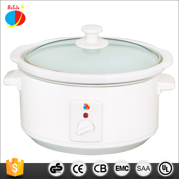 4.5QT 280 Вт Корпус из нержавеющей стали Электрический crock горшок мультиварки с закаленное стекло крышкой