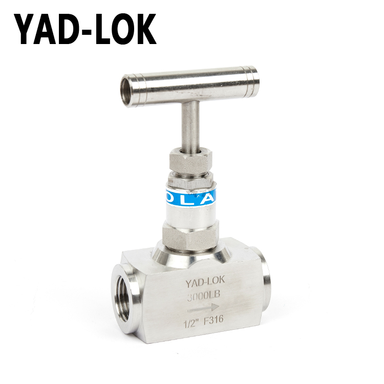 YAD-LOK Super Сентябрь, труба 316L из нержавеющей стали 1/2 дюйма, водяной игольчатый клапан