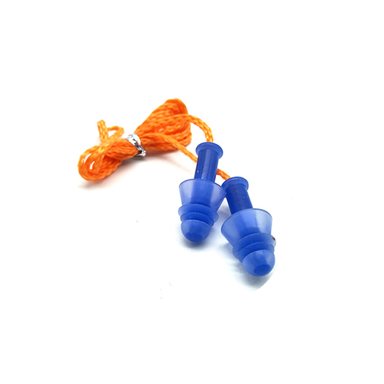 Cheap noise proof silicone ear protection custom safety earplug