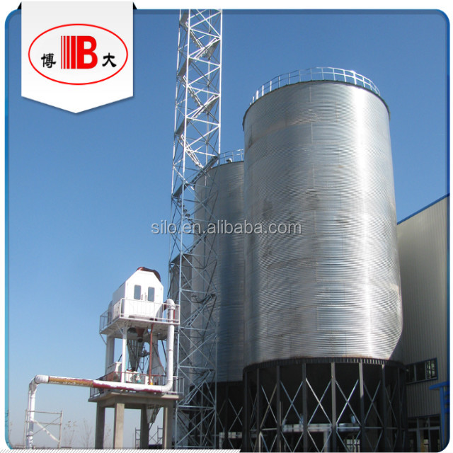 Used galvanized steel grain silo for sale