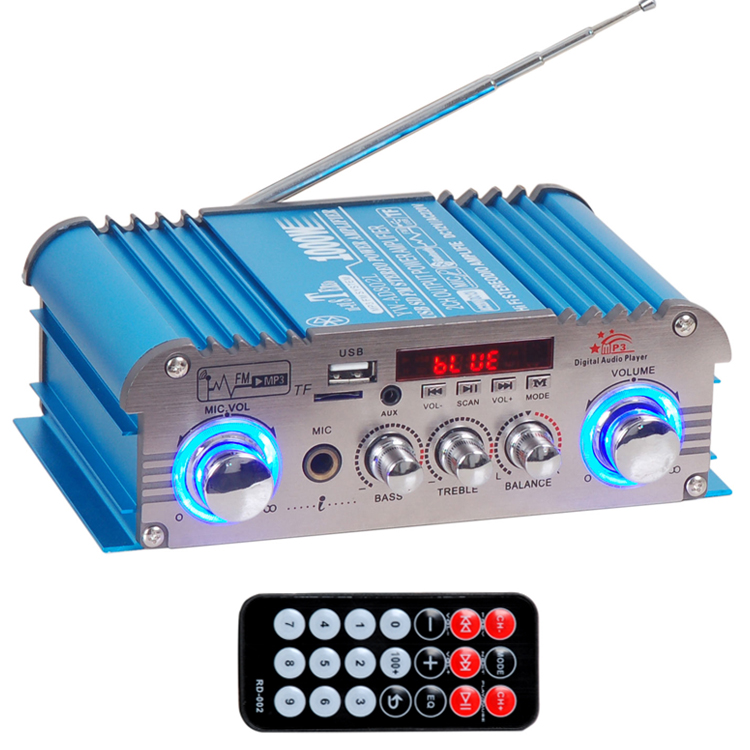 Высококачественный Hi-Fi аудио стерео усилитель для автомобиля лодки дома DC12V5A AC220V или 110V с Usd SD беспроводной BT FM