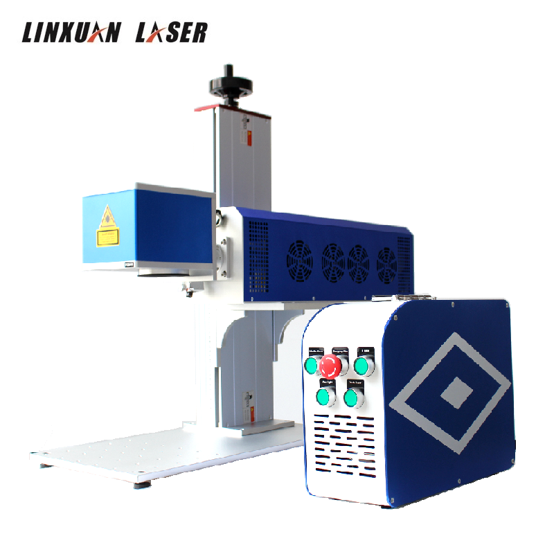 Top Quality Online Flying America Synrad Co2 10W 20W 30W 50W 60W Laser Marking Machine For Pet Plastic Bottle Online Production
