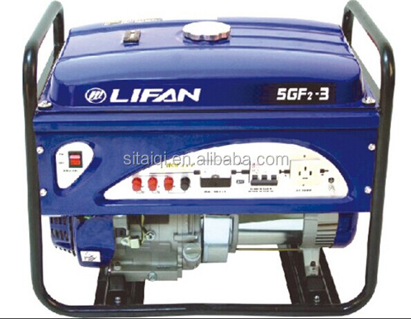 LIFAN хорошая цена 6.5hp бензиновый генератор набор на продажу