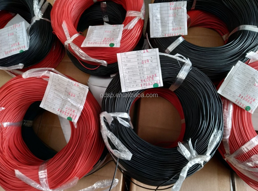 Лидер продаж, гибкий силиконовый провод 600 В, от 30awg до 2AWG
